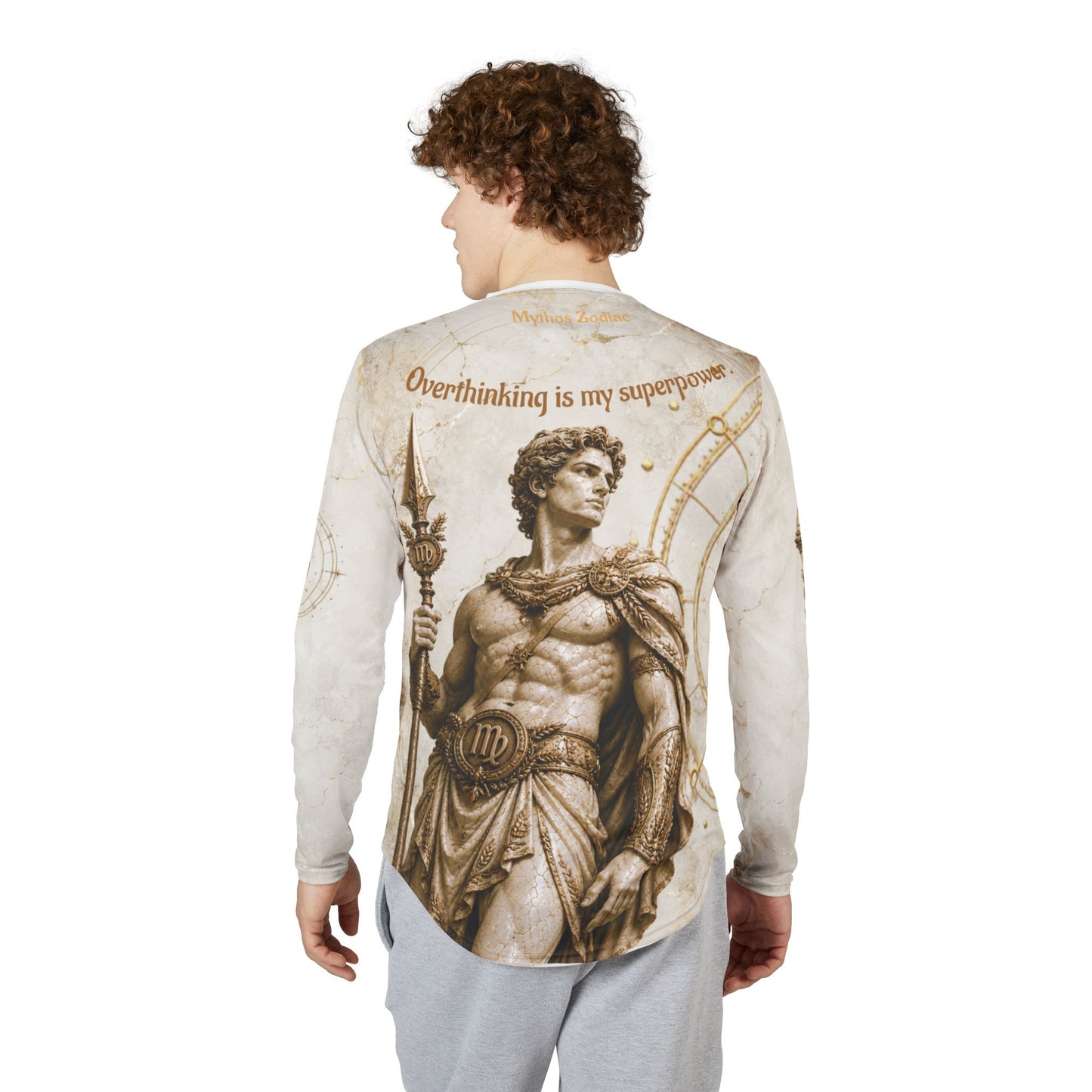 Virgo Mythic Armor Tee, Custom Astrology Apparel, Earth Sign Birthday Present