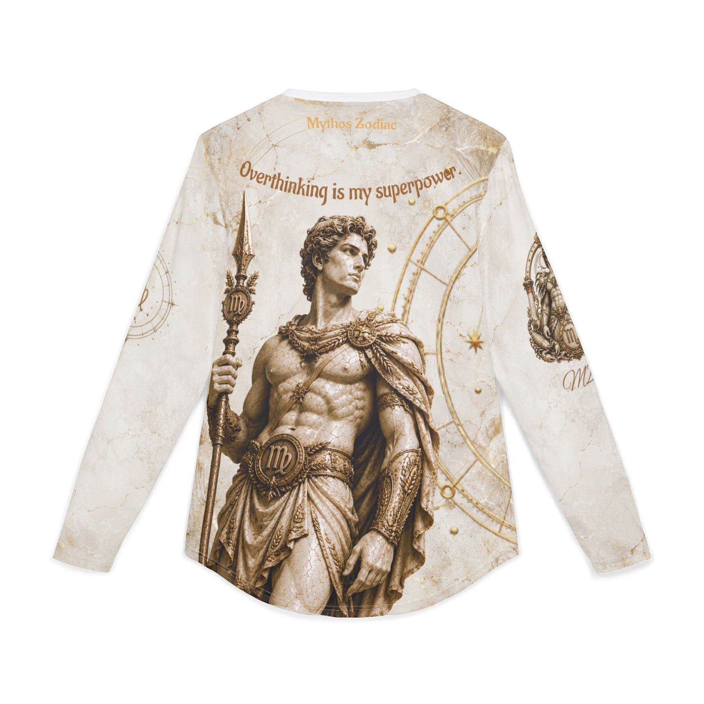 Virgo Mythic Armor Tee, Custom Astrology Apparel, Earth Sign Birthday Present