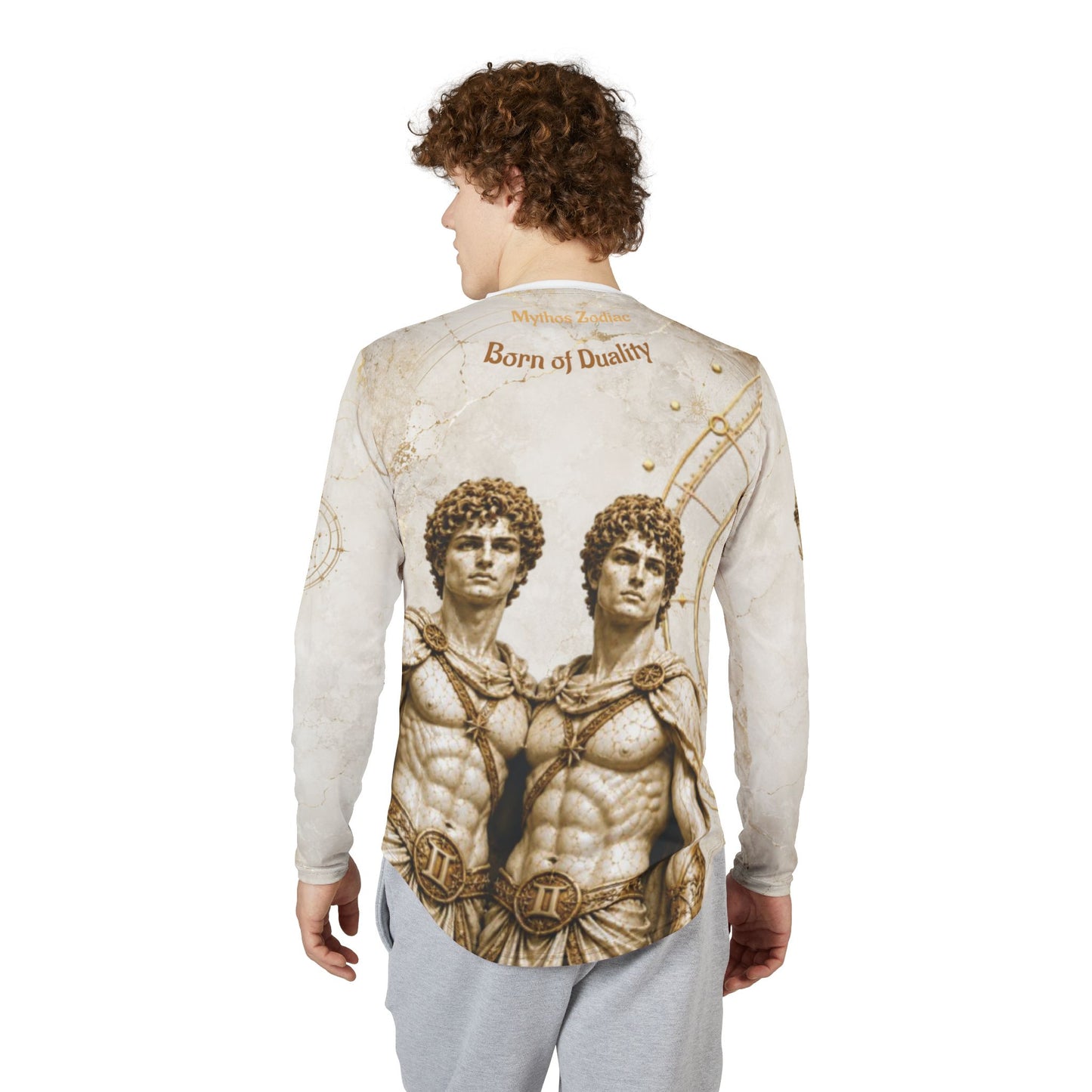 Gemini Twins Zodiac artwork Long Sleeve | Astrology constellation shirt