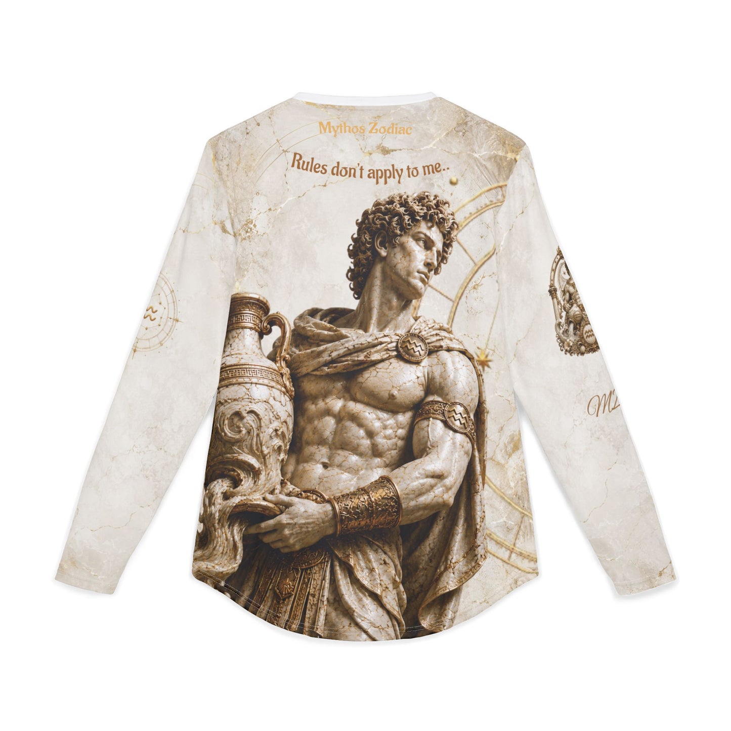 Aquarius Mythic Armor Tee, Unique Zodiac Apparel, Custom Astrology Present