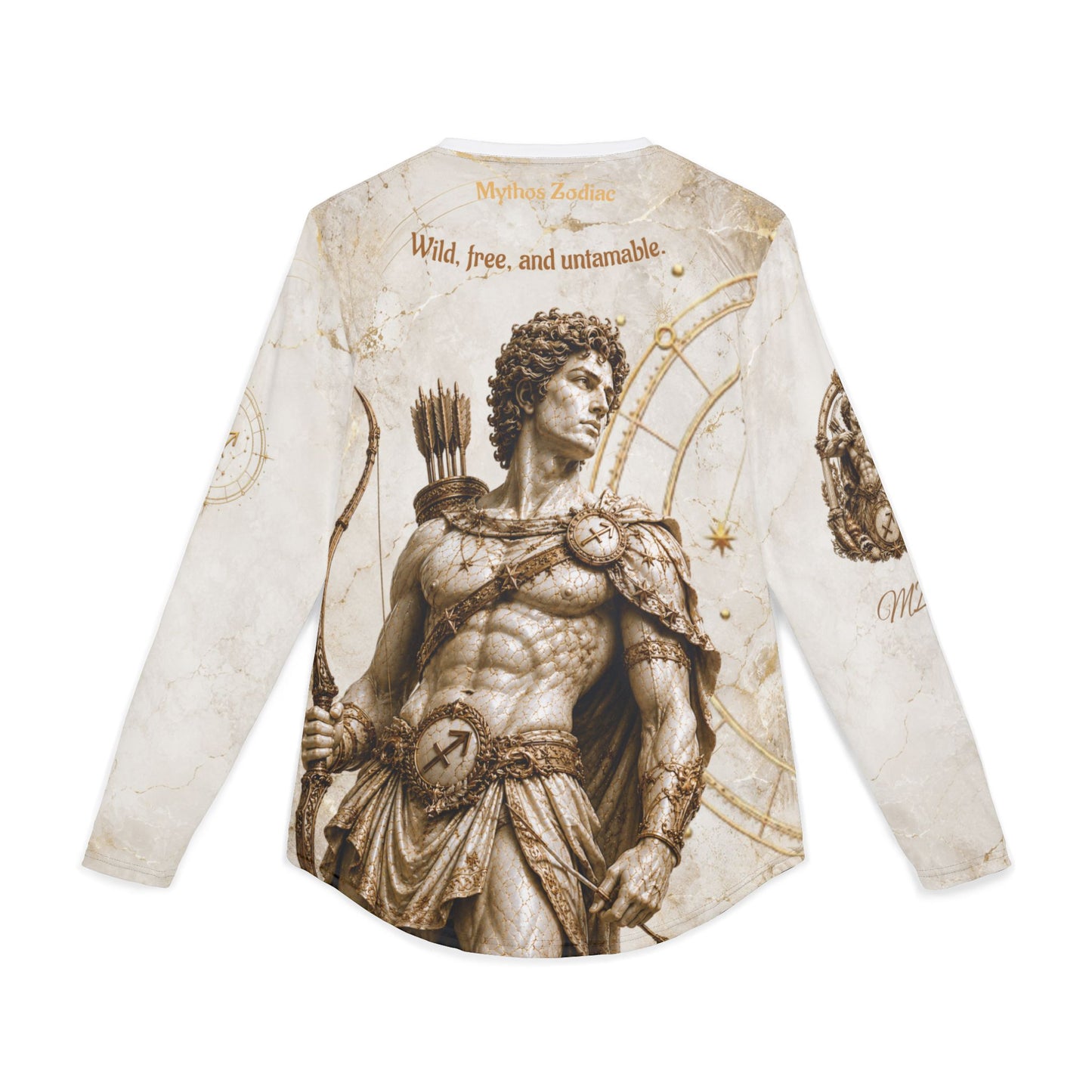 Sagittarius Mythic Armor Tee, Custom Zodiac Apparel, Adventure Astrology Present