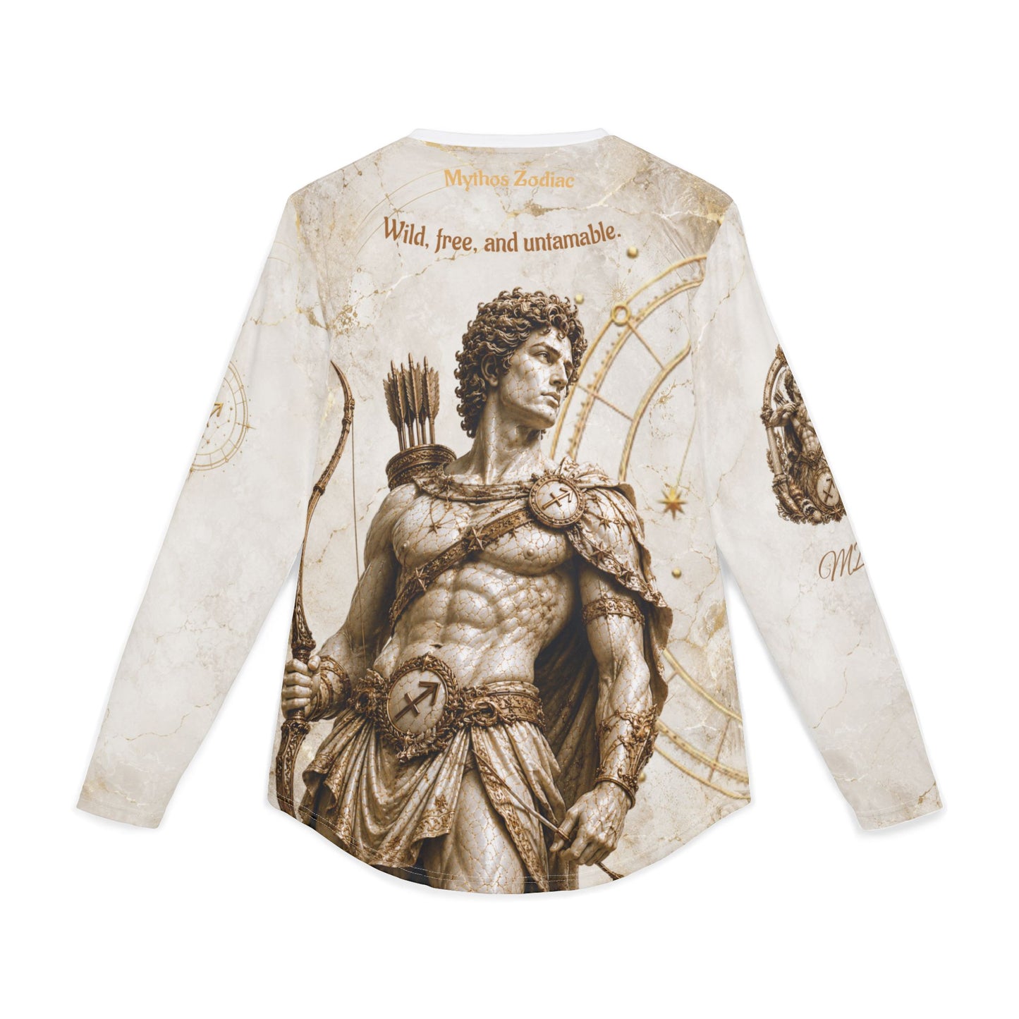 Sagittarius Mythic Armor Tee, Custom Zodiac Apparel, Adventure Astrology Present